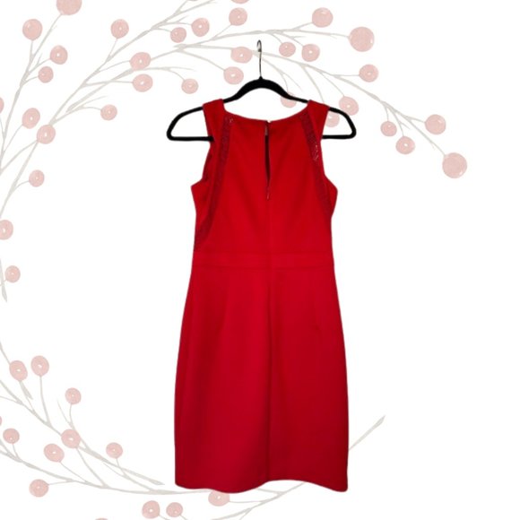 Guess Red Sheath Dress, Size 4 - Picture 3 of 6